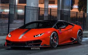 Lamborghini Huracan LP580-2 on Strasse Wheels (SM5R Deep Concave Duoblock) 2018 года